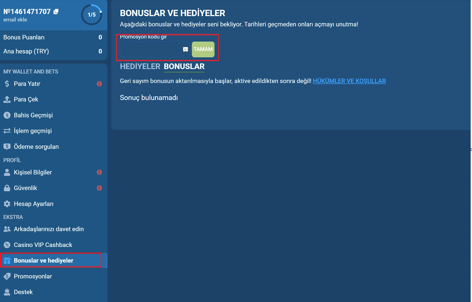 1xBet Türkiye oyuncularına özel bonuslar