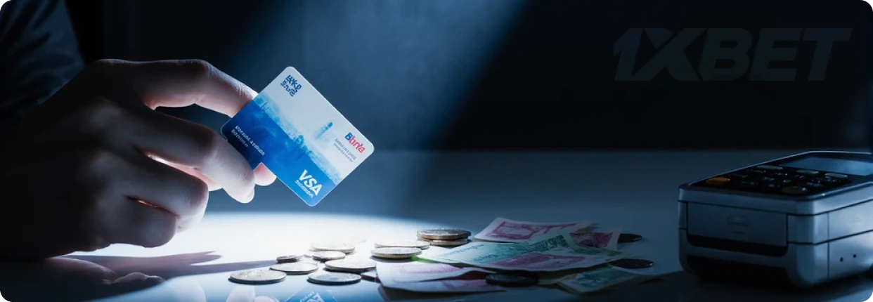 1xBet Visa güvenli para yatırma